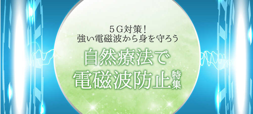 自然療法で電磁波防止特集